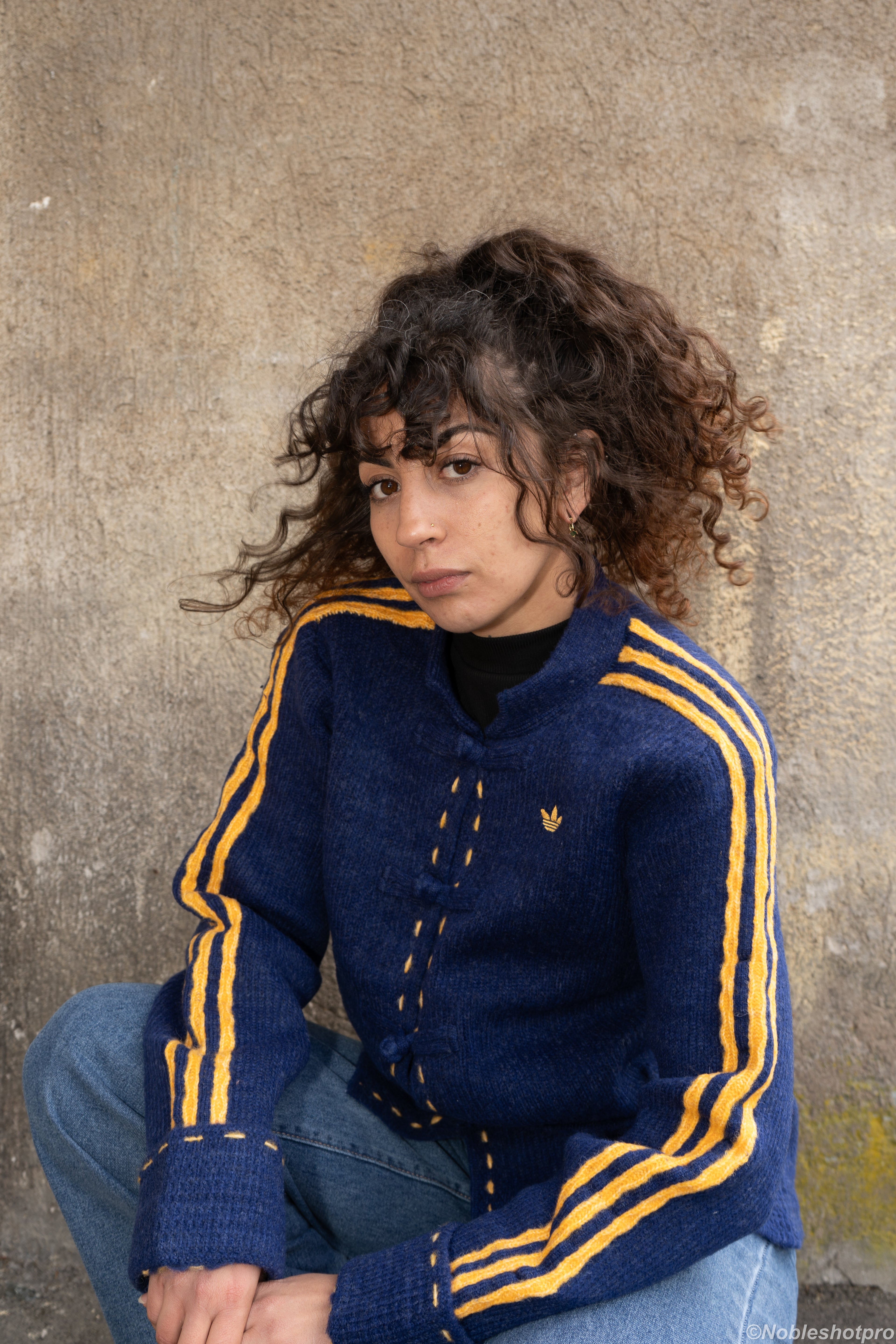 Wool Knit CNY Jacket – Bleu Marine